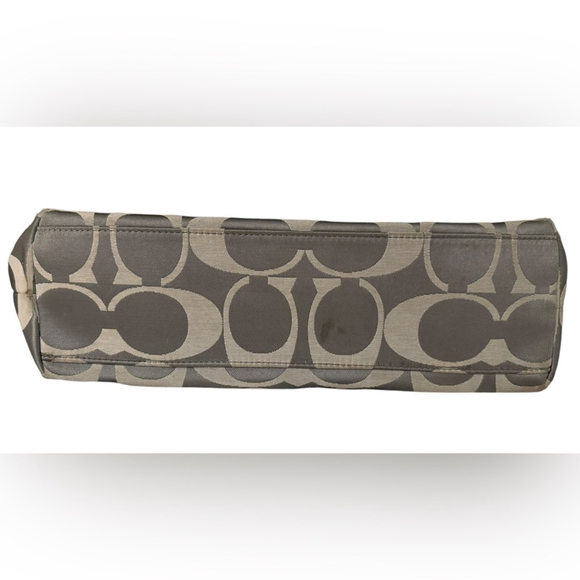 COACH LAURA SIGNATURE GREY TOTE/ SHOULDER BAG - Picture 6 of 10